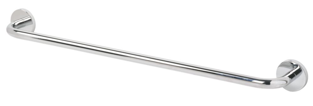 Image of Swirl Cirque Bathroom Towel Rail Chrome-Plated 670mm x 80mm x 60mm 