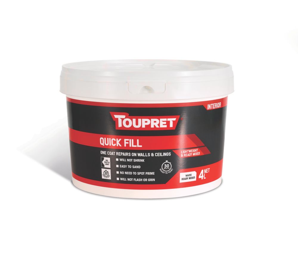 Image of Toupret Interior Quick Fill 4Ltr 