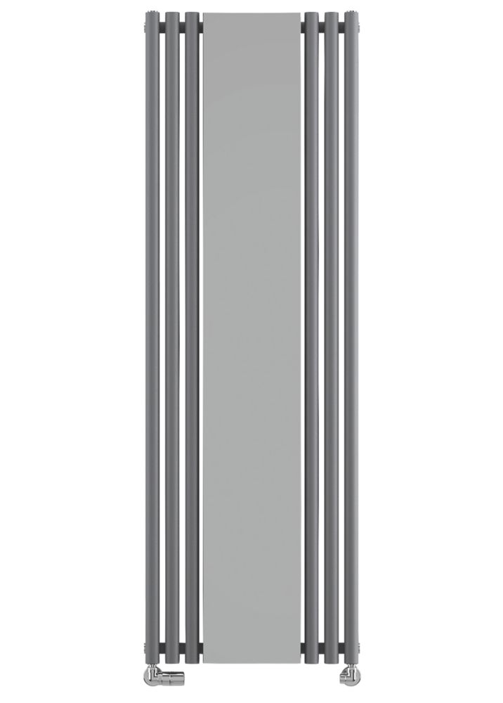Image of Terma Rolo-Mirror Designer Radiator 1800mm x 590mm Dark Grey 2854BTU 