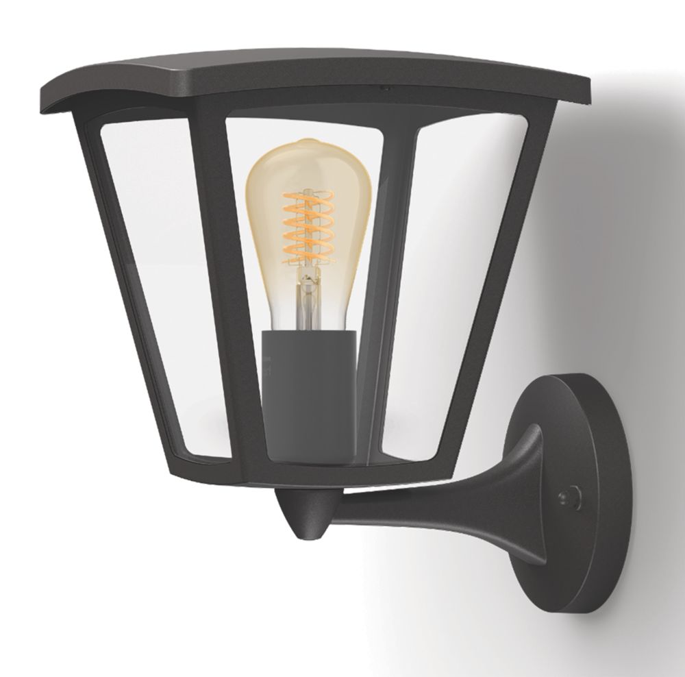 Image of Philips Hue Inara Outdoor LED Smart Wall Light Black 7W 550lm 