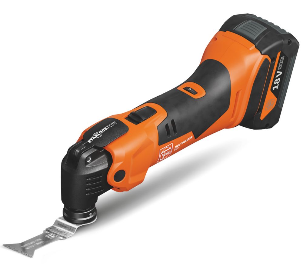 Image of Fein AMM500 PLUS AS TOP 18V 2 x 4.0Ah Li-Ion Coolpack Brushless Cordless Oscillating Multi-Tool 