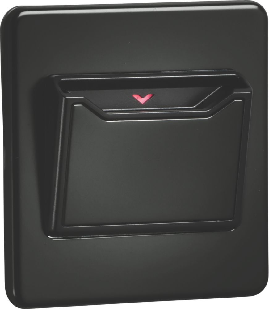 Image of Knightsbridge 32A Key Card Switch Anthracite 