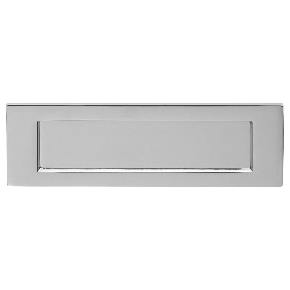 Image of Carlisle Brass Victorian Letter Plate Polished Chrome 278mm x 96mm 