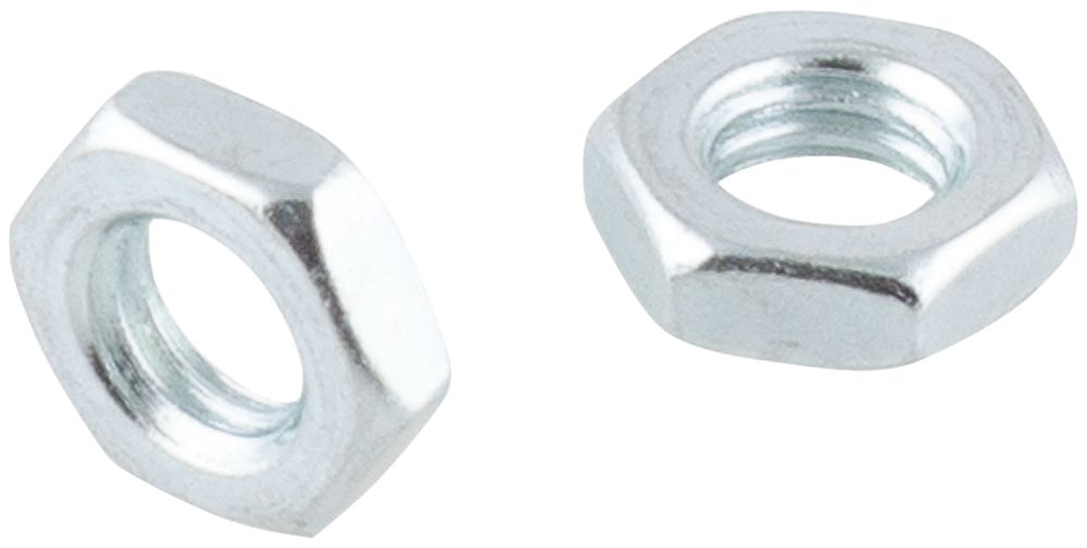 Image of Easyfix Carbon Steel Hex Flat Nuts M8 100 Pack 