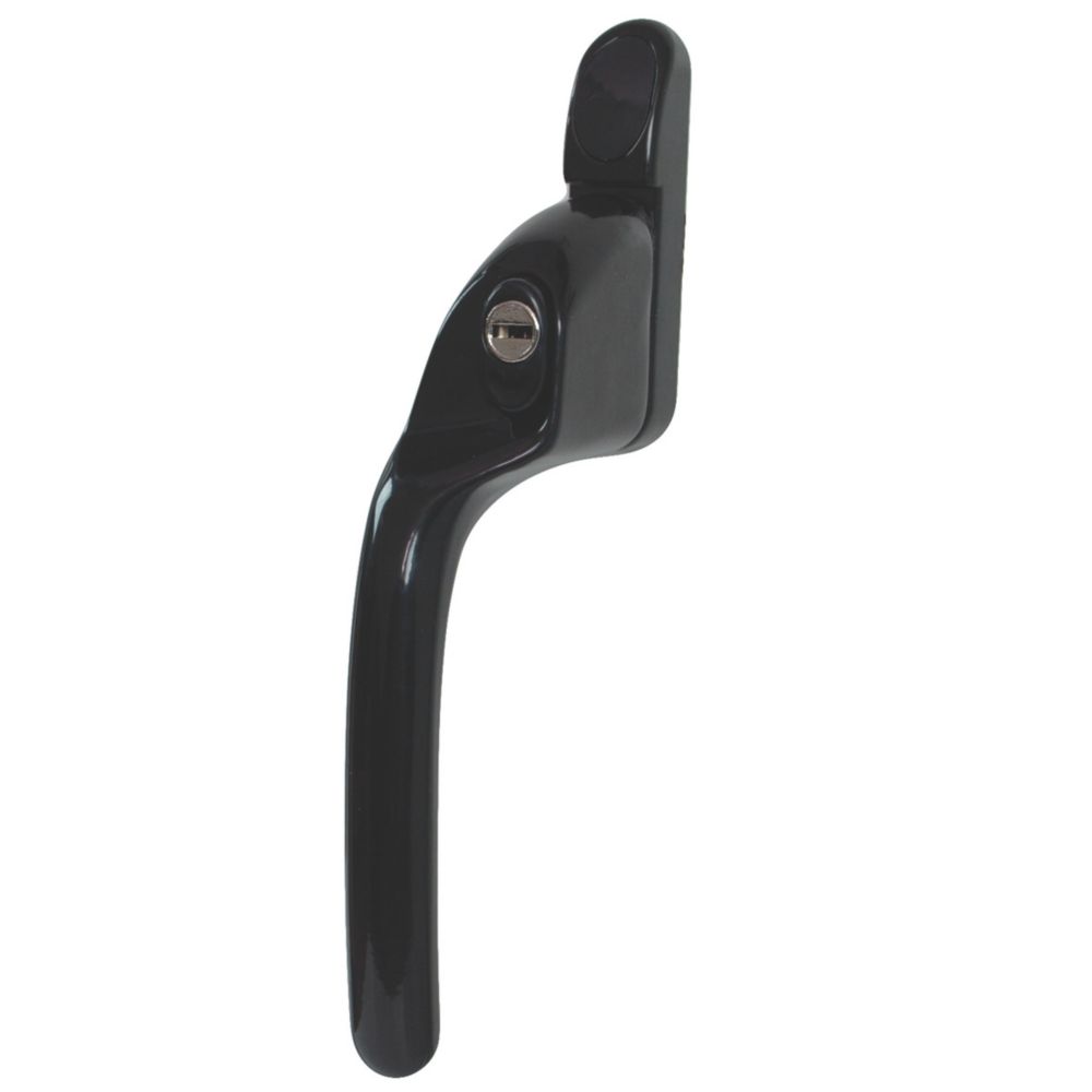 Image of Fab & Fix LH Connoisseur Espagnolette Offset Window Handle Black 