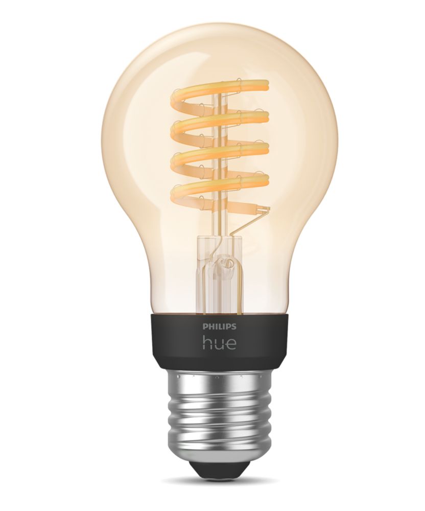 Image of Philips Hue ES A60 LED Smart Light Bulb 7W 550lm 
