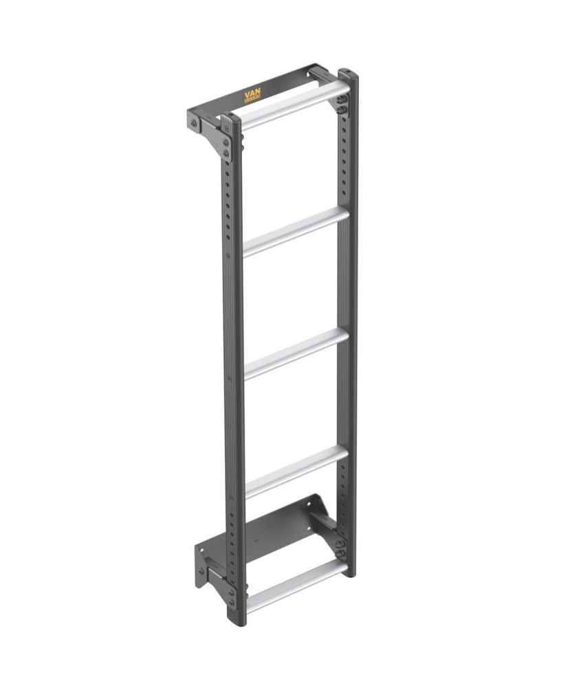 Image of Van Guard Mercedes Vito 2015 on 5-Treads ULTI Ladder Rear Door Ladder for H1 1260mm 