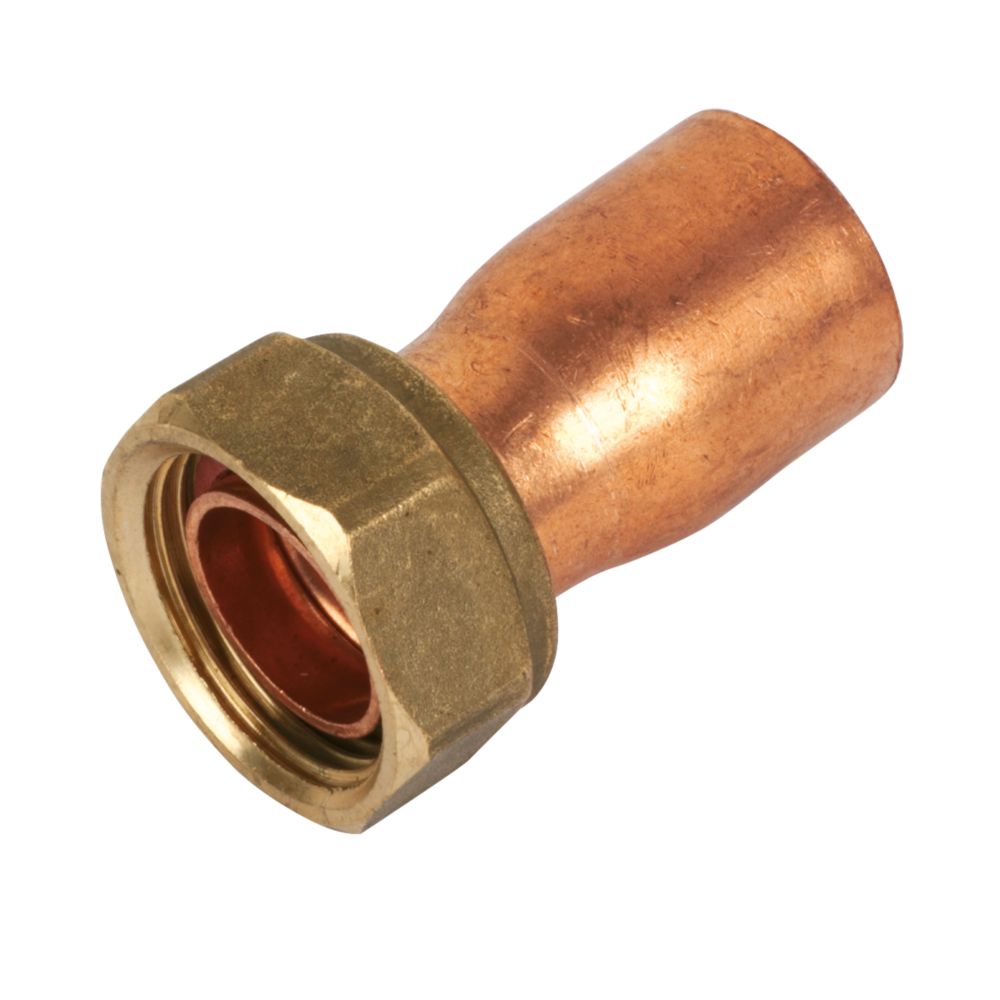 Image of Endex Copper End Feed Straight Tap Connector 22mm x 3/4" 