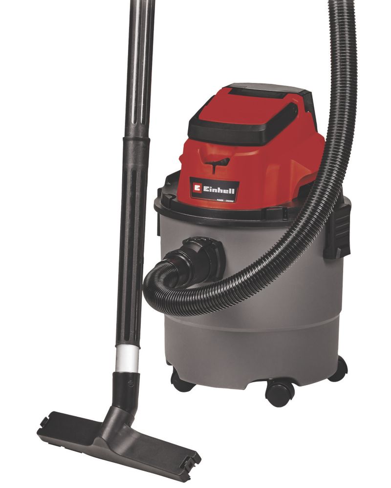 Image of Einhell TC-VC 18/15 Li-Solo 18V Li-Ion Power X-Change Cordless Wet/Dry Vacuum Cleaner - Bare 