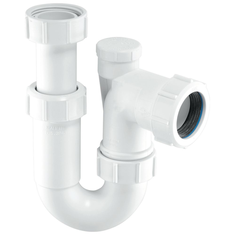 Image of McAlpine P-Trap White 32mm 