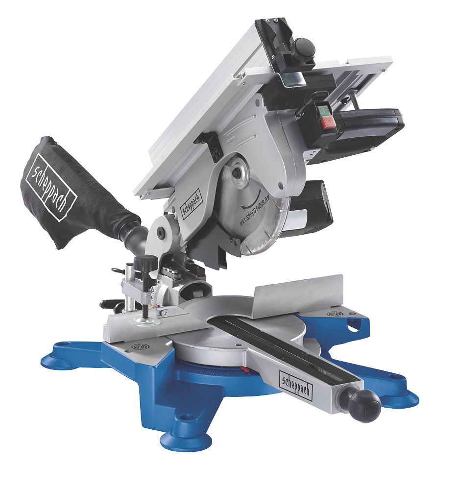 Image of Scheppach HM100T 254mm Electric Single-Bevel Combination Table / Mitre Saw 220-240V 