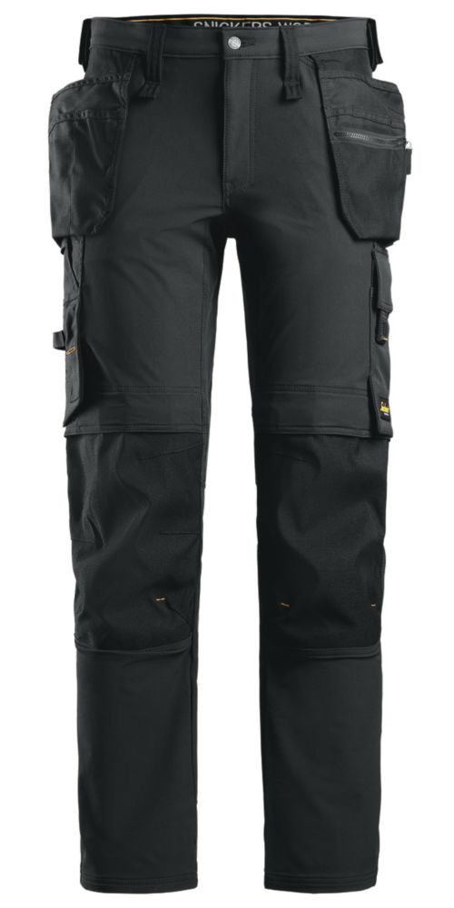 Image of Snickers AW Full Stretch Holster Trousers Black 36" W 32" L 