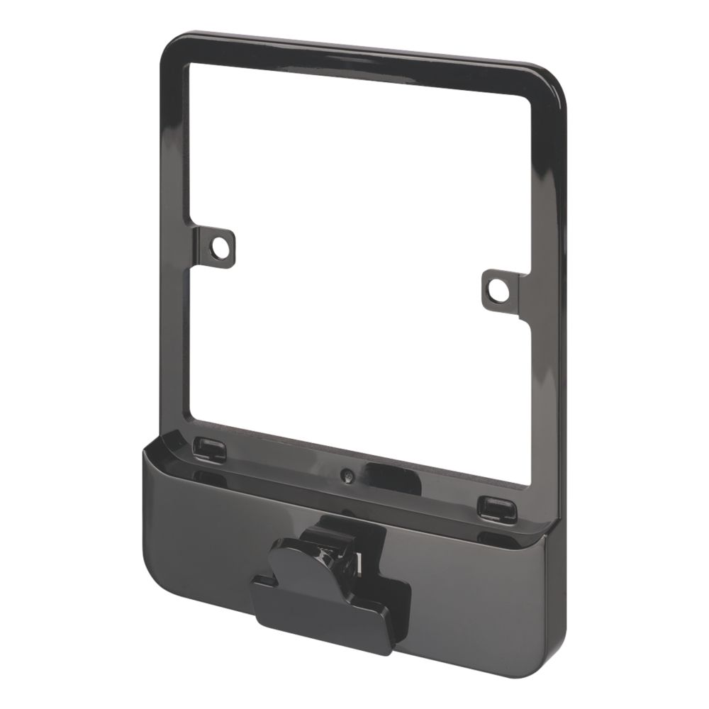 Image of Schneider Electric Lisse Deco 1-Gang Switch Surround with Clip Black 