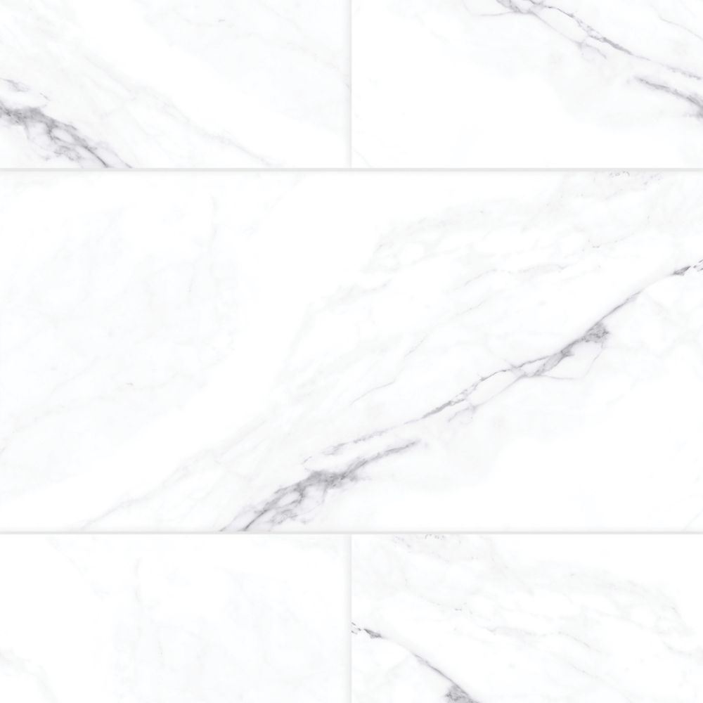 Image of Marquis Ibiza White Porcelain Tile 625mm x 320mm 5 Pack 