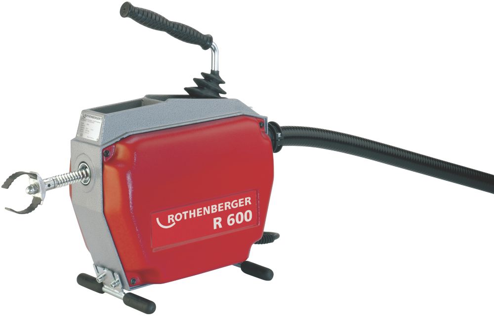Image of Rothenberger R600 690W 4.5m Electric Drain Cleaner Kit 110V 