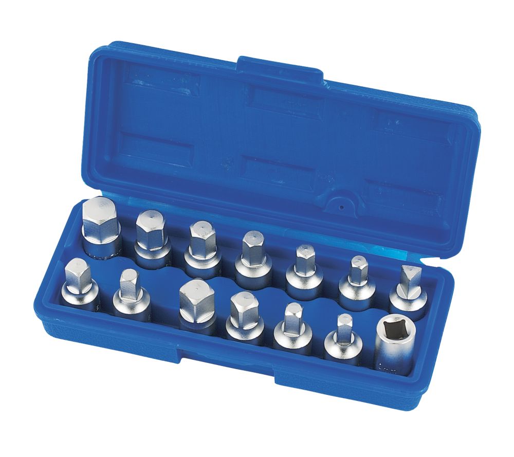 Image of Laser Drain Plug Key Set 14 Piece Set 