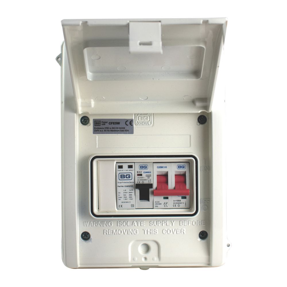 Image of British General Fortress 5-Module 1-Way Populated SPD Enclosure Kit 