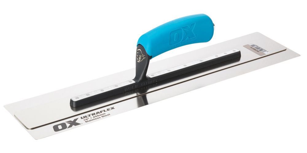 Image of OX Pro Ultra Flex Finishing Trowel 18" x 4 1/4" 