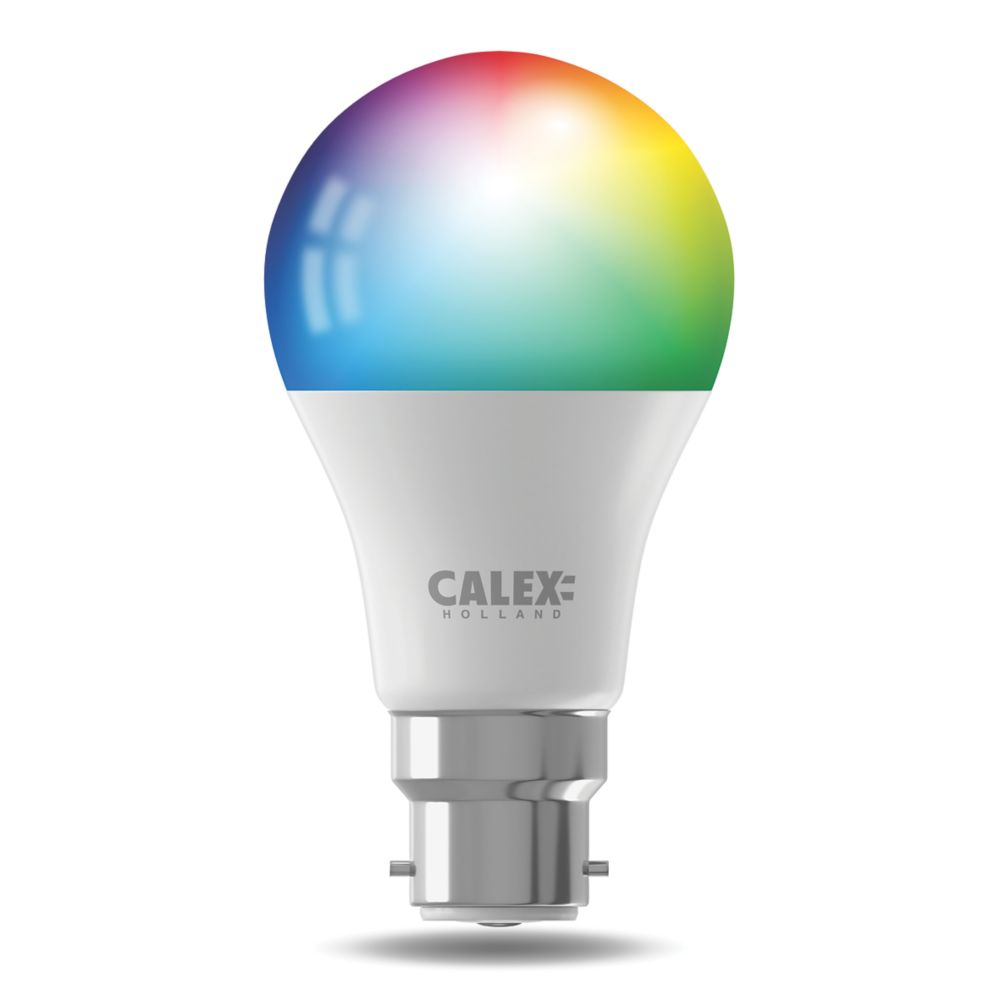 Image of Calex Smart BC A60 RGB & White LED Light Bulb 9.4W 806lm 