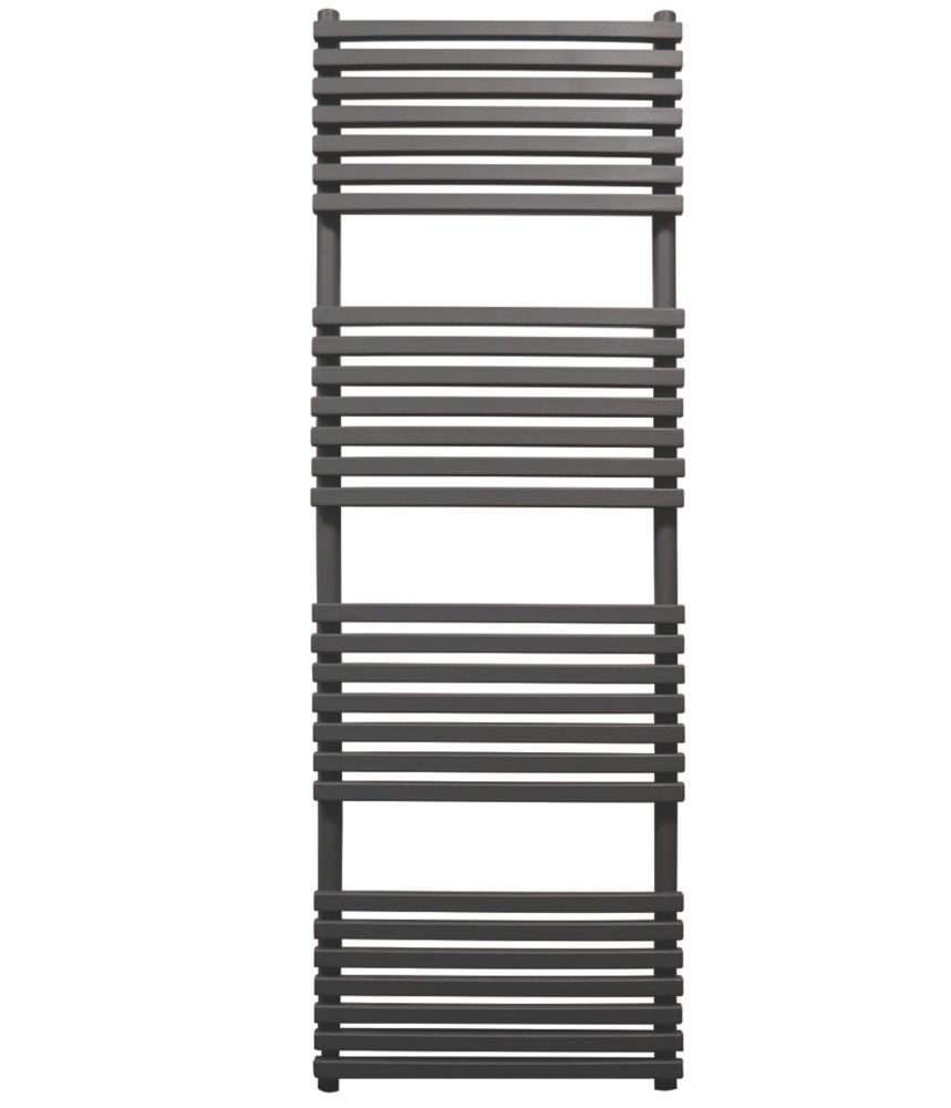 Image of Towelrads Oxfordshire Designer Towel Radiator 1186mm x 500mm Anthracite 2132BTU 