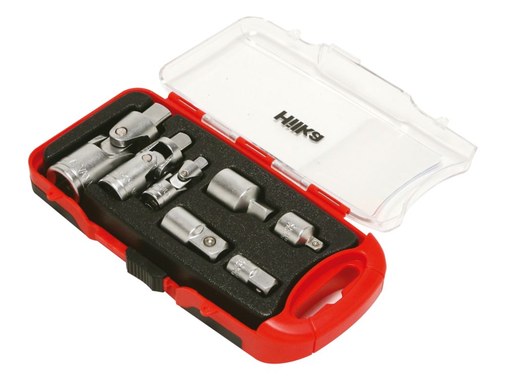 Image of Hilka Pro-Craft Adaptor & Universal Joint Set 7 Pcs 