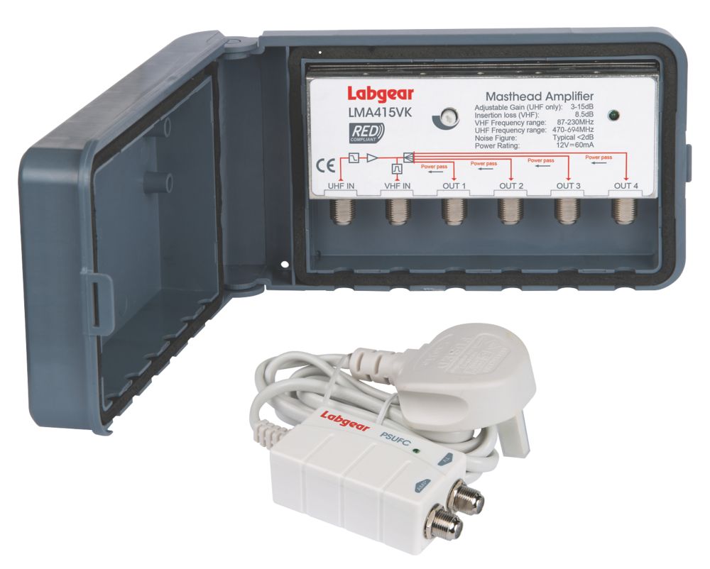 Image of Labgear KIT415K 4-Way Masthead Amplifier Kit 