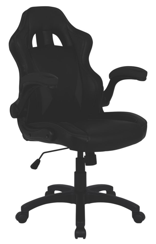 Image of Nautilus Designs Predator High Back Executive Gaming Chair Black 