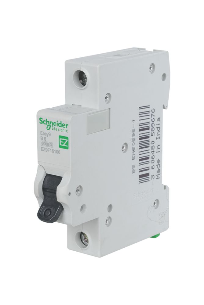 Image of Schneider Electric Easy9 6A SP Type B MCB 