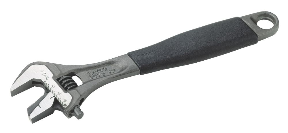 Image of Bahco Reversible Jaw Adjustable Wrench 10" 