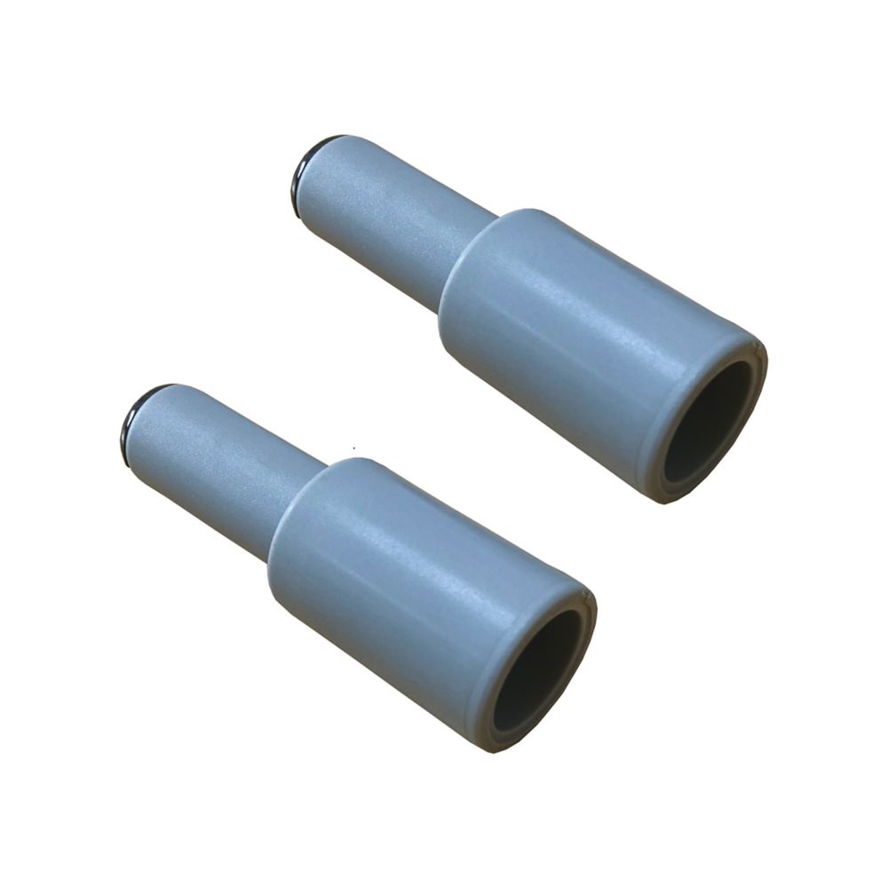 Image of PolyPlumb Plastic Push-Fit Reducing Spigot Reducers 22mm x 15mm 2 Pack 
