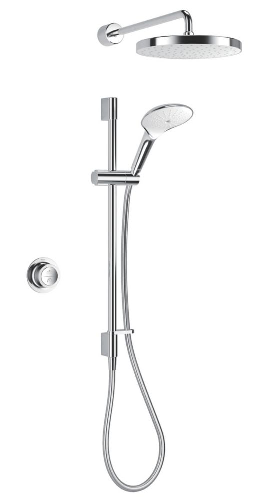 Image of Mira Mode Dual HP/Combi Rear-Fed Chrome Thermostatic Digital Mixer Shower 