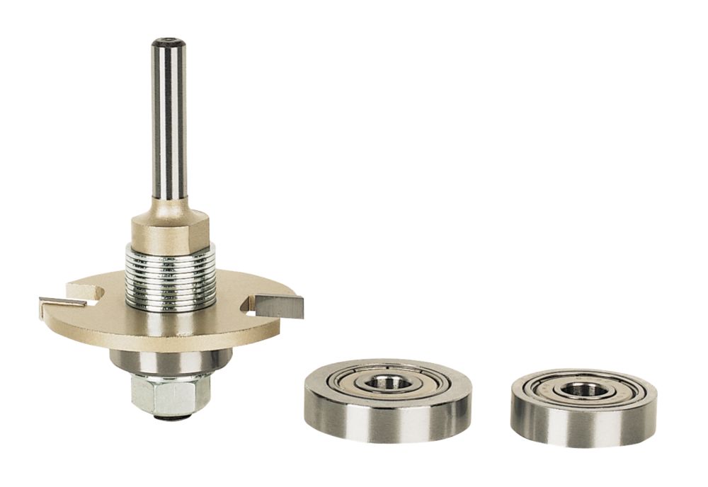 Image of Erbauer Biscuit Jointing Kit 1/4" 47mm 4 Pcs 