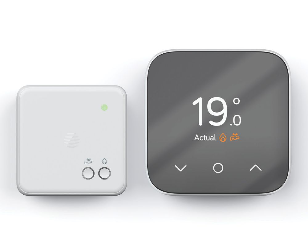 Image of Hive Mini Wireless Heating & Hot Water Smart Thermostat - Hubless White/Grey 