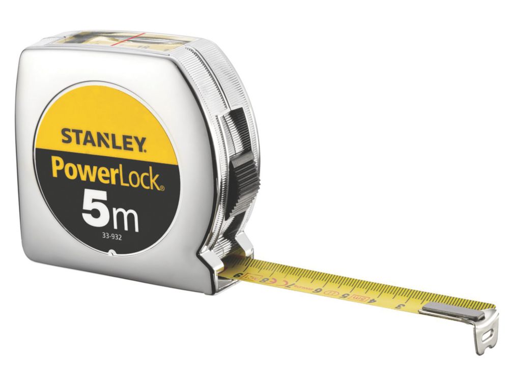Image of Stanley Powerlock Top Reader 5m Tape Measure 