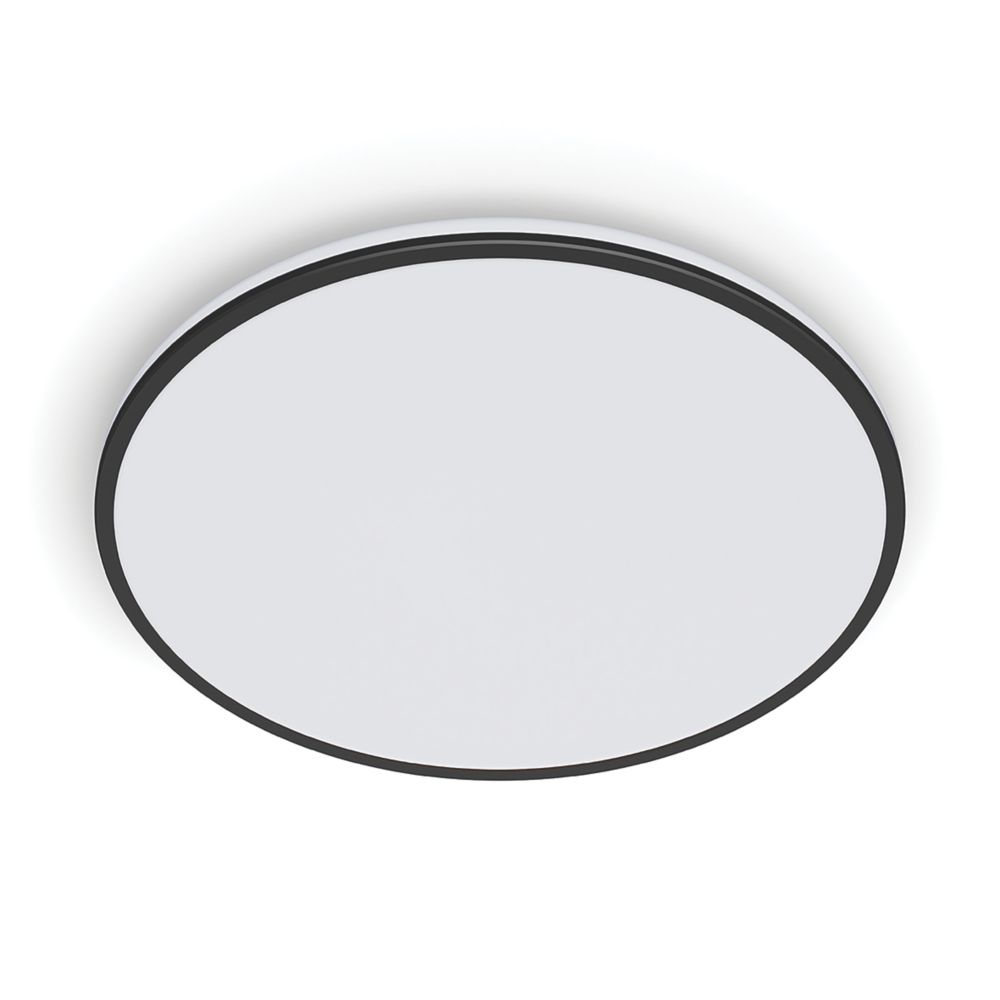 Image of Philips Ozziet LED Ceiling Light Black 22W 2500lm 