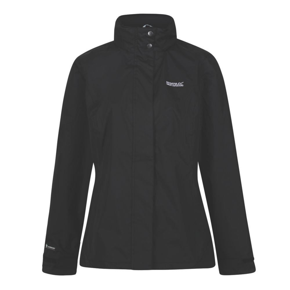 Image of Regatta Daysha Womens Waterproof Jacket Black Size 8 