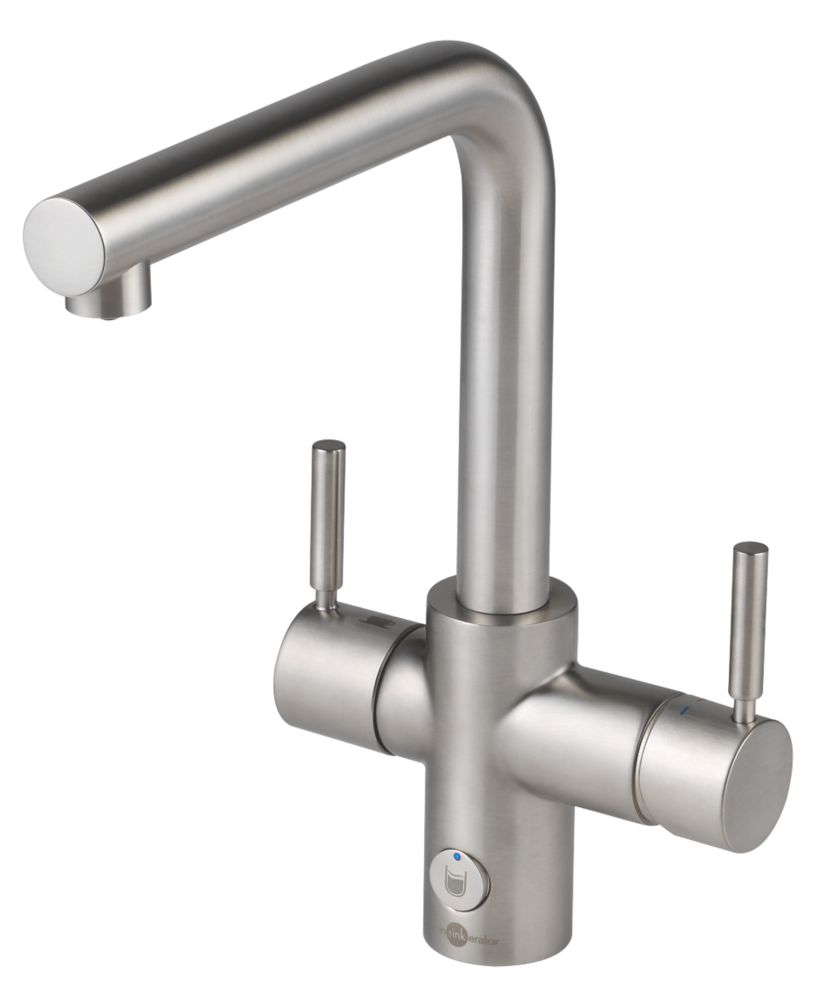 Image of InSinkErator 4N1 Touch Hot & Cold Water Tap Brushed Steel 