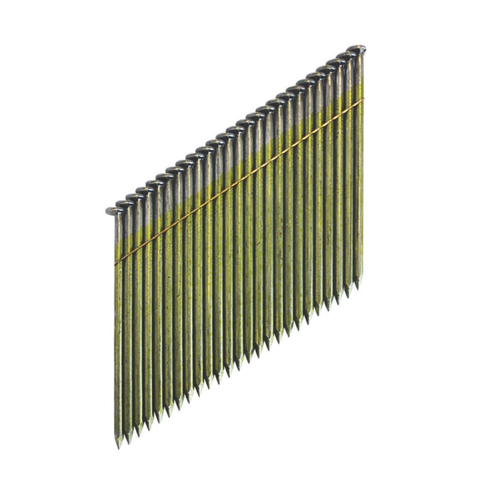 Image of DeWalt Bright Collated Framing Stick Nails 3.1m x 90mm 2200 Pack 