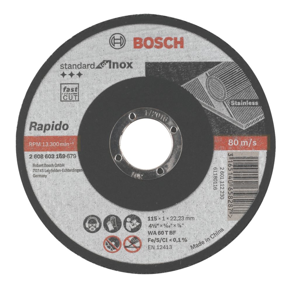 Image of Bosch Metal Cutting Discs 4 1/2" 