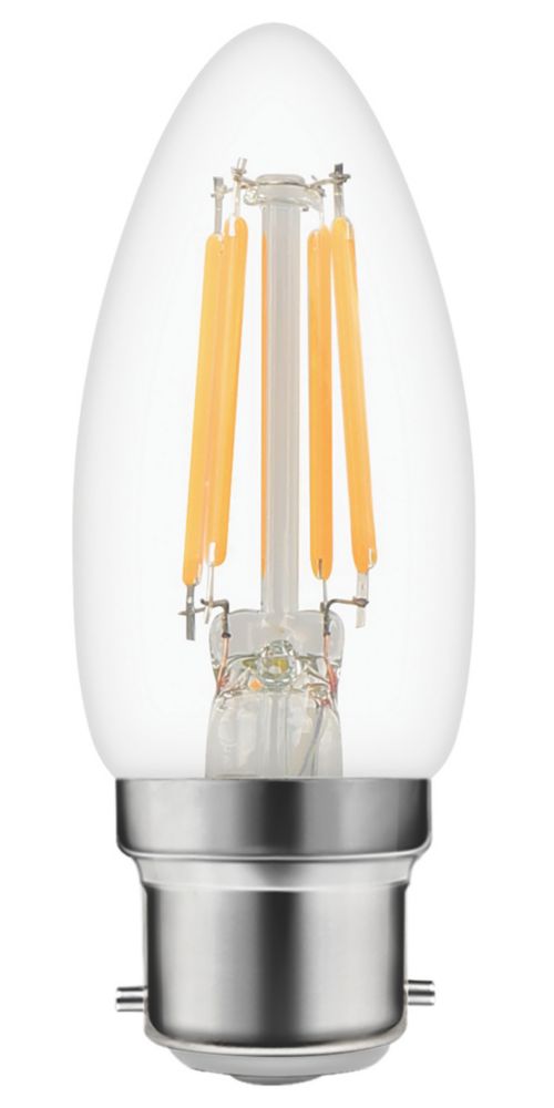 Image of LAP BC Candle LED Virtual Filament Light Bulb 470lm 3.4W 