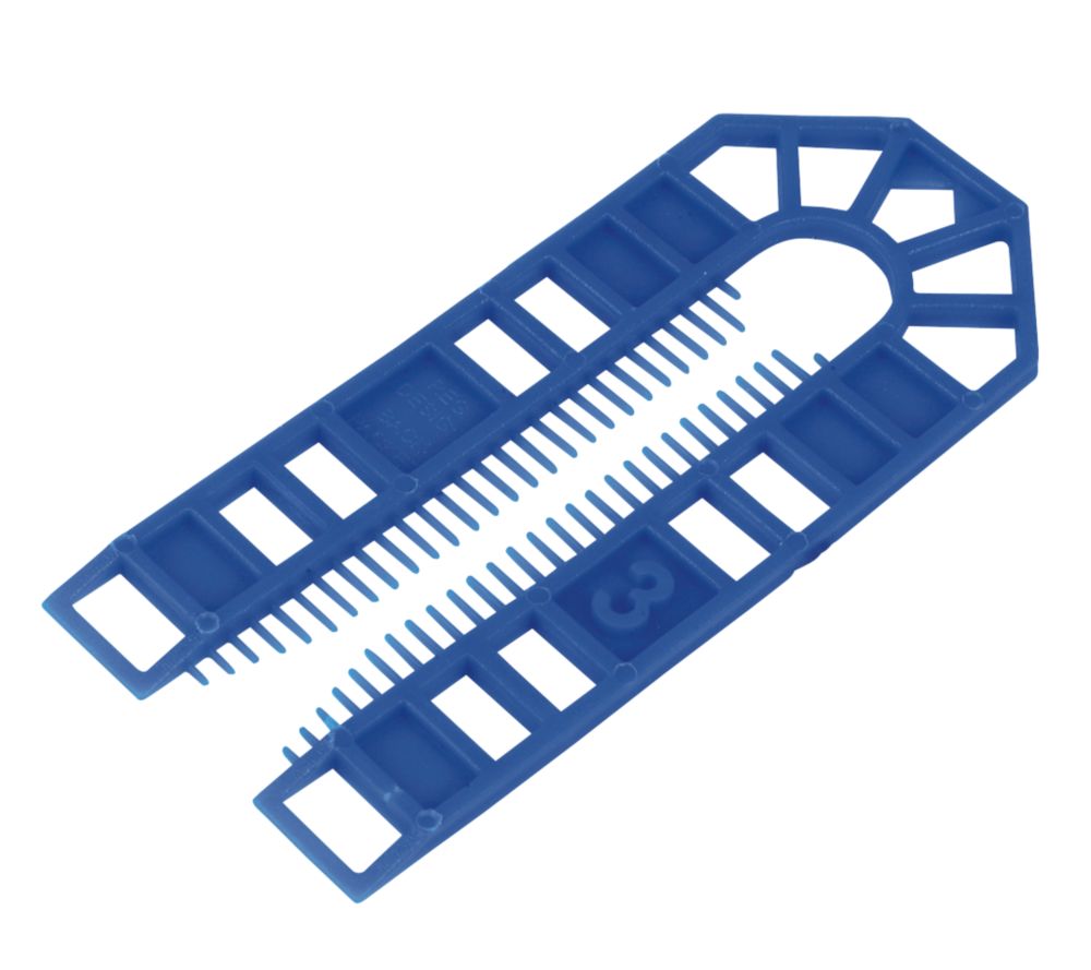 Image of Broadfix Plastic Shims Large 101mm x 3mm x 43mm 200 Pack 
