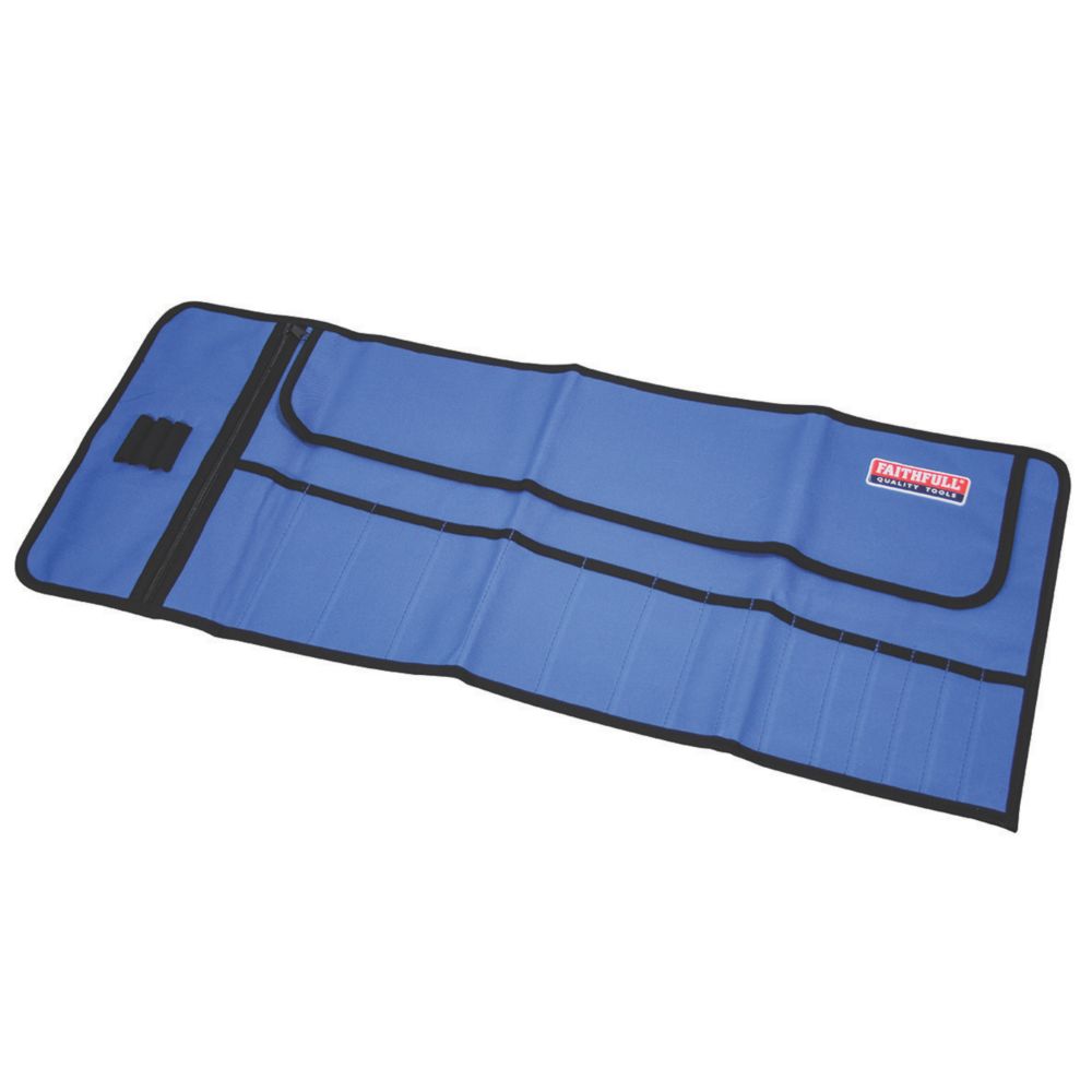 Image of Faithfull 15 Pocket Tool Storage Roll 12.6" 