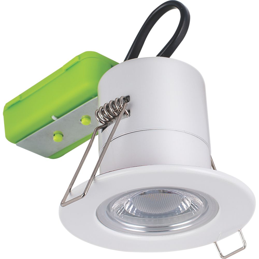 Image of Luceco F-ECO Fixed Fire Rated LED Downlight White 5W 450lm 