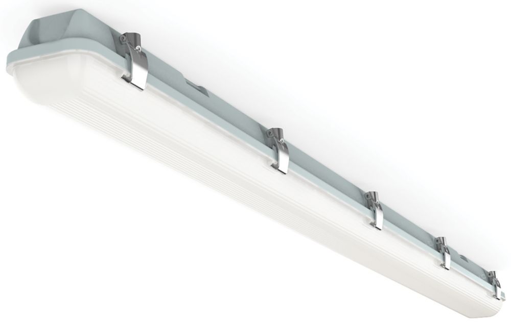 Image of 4lite Single 6ft Non-Maintained Emergency LED Non Corrosive Batten With Microwave Sensor 35W 3823lm 230V 