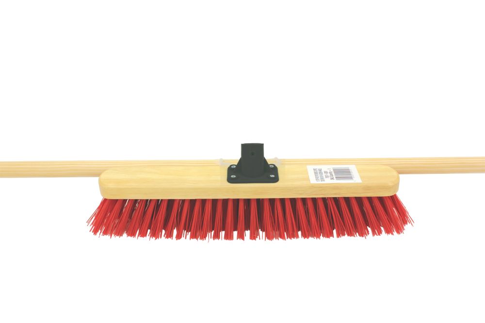Image of Stiff Wooden Broom 18" 