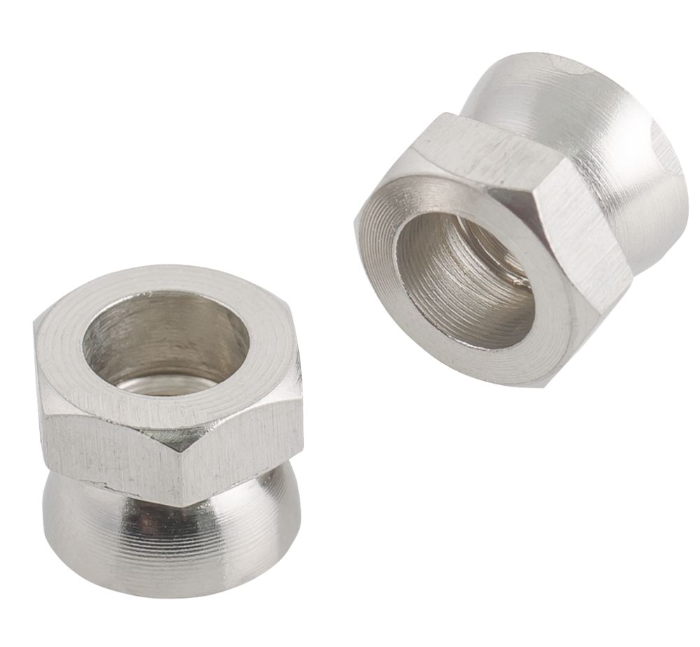 Image of Easyfix A2 Stainless Steel Security Shear Nuts M8 10 Pack 