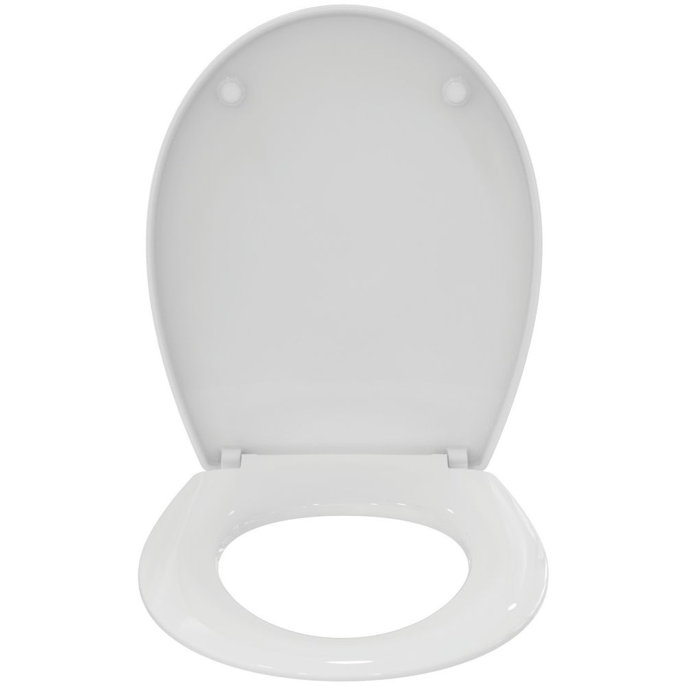 Image of Ideal Standard Sandringham Standard Closing Toilet Seat Plastic White 