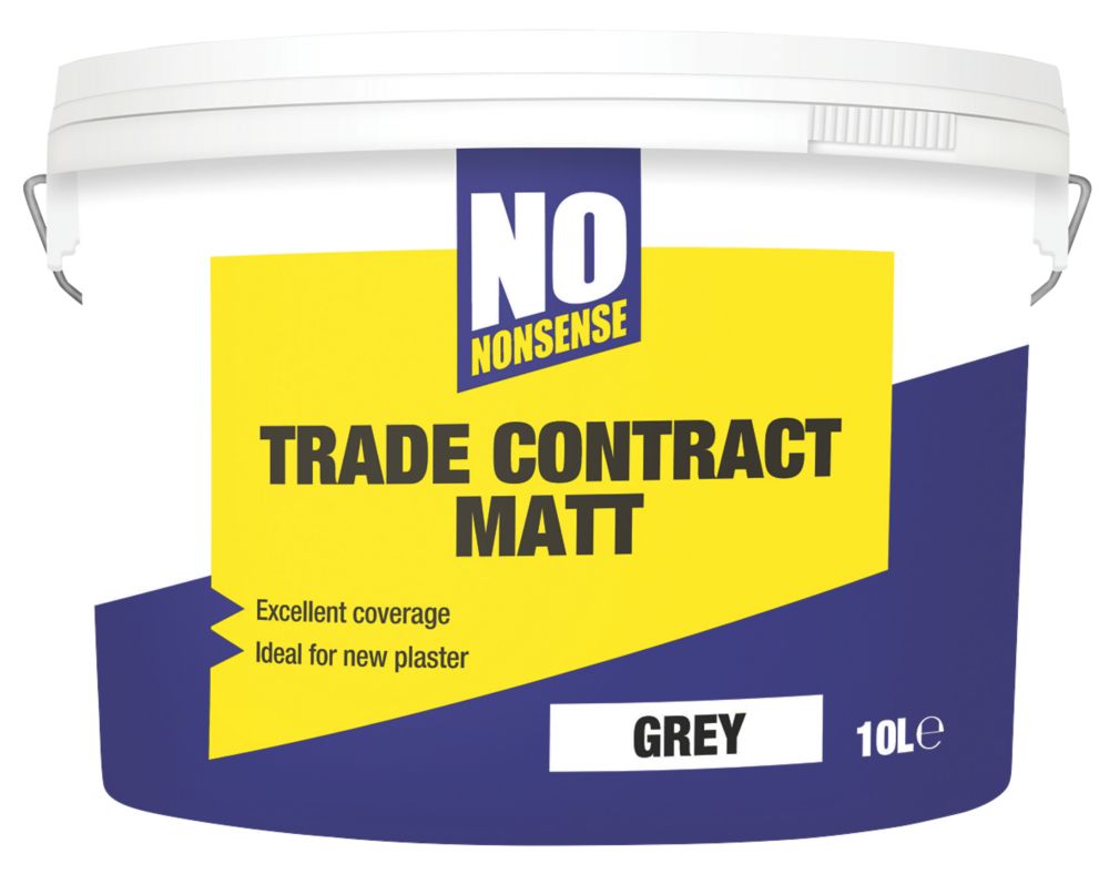 Image of No Nonsense Matt Grey Emulsion Paint 10Ltr 