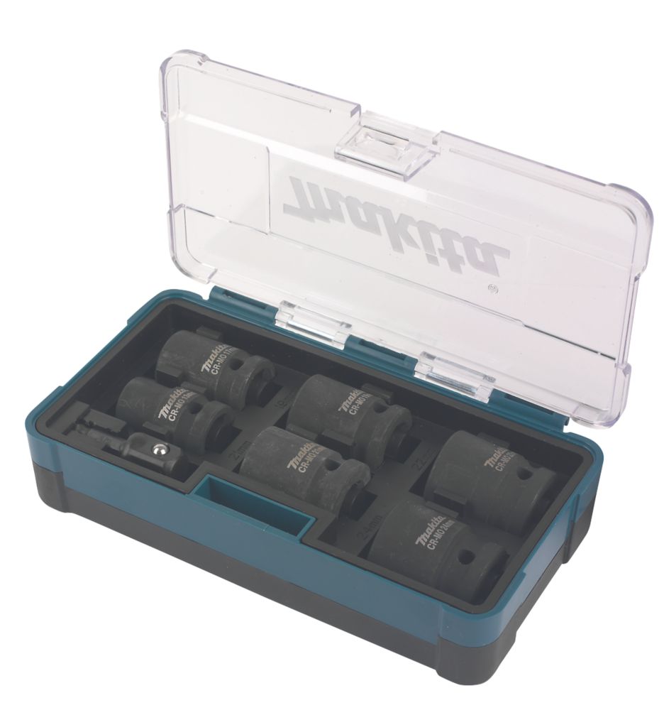 Image of Makita B-69733 1/2â Square Drive Socket Set 7 Pieces 
