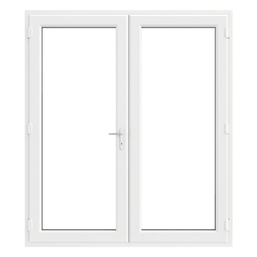 Image of Crystal White uPVC French Door Set 2055mm x 1790mm 